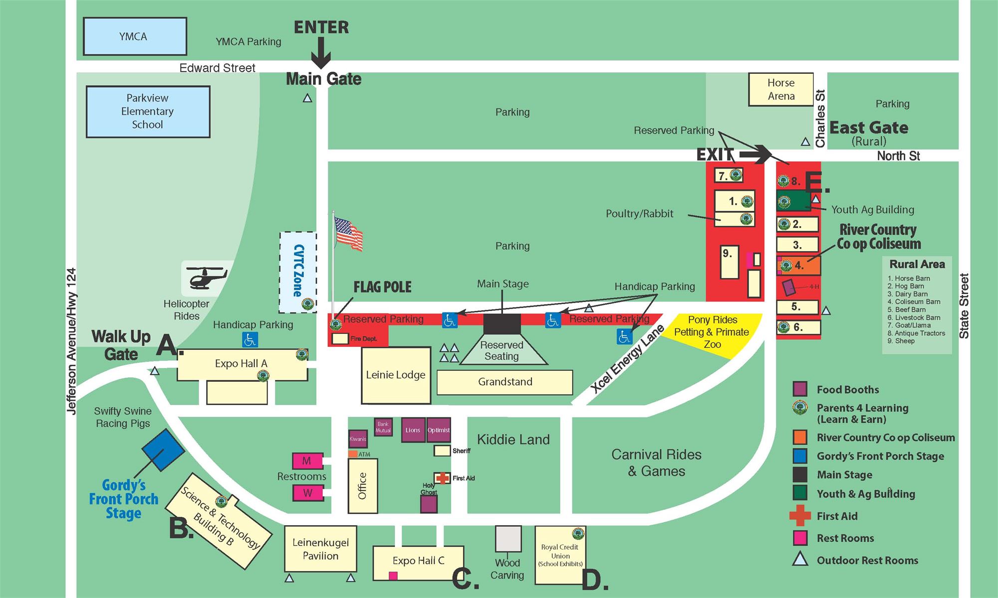 Wisconsin State Fair Park Map