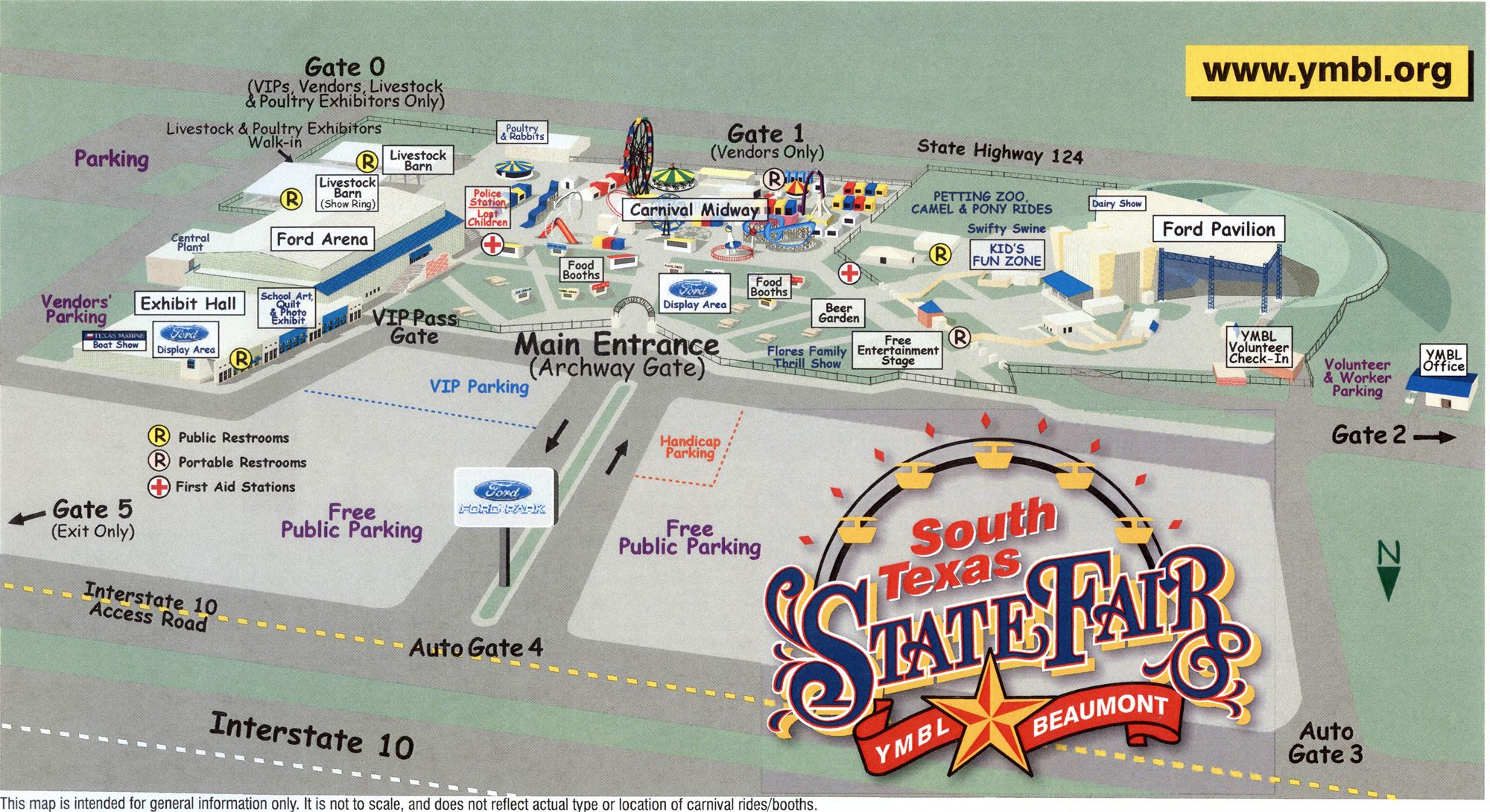 Map Of Texas State Fair