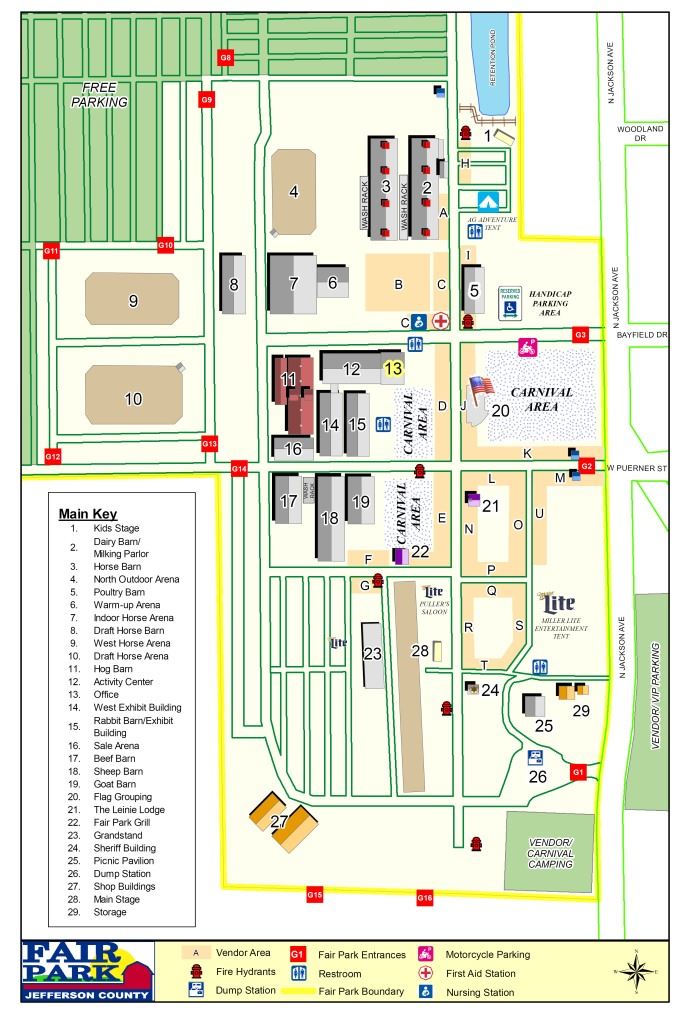 Map Of Ohio State Fair Map