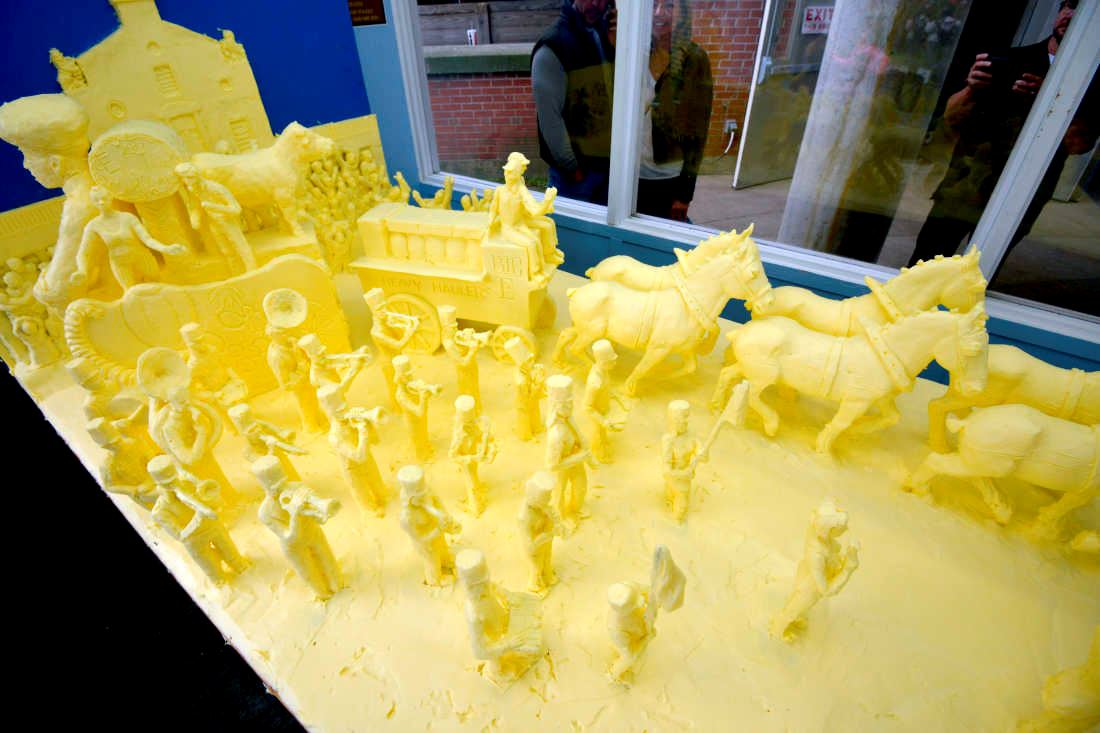 The Big E Butter Sculpture
