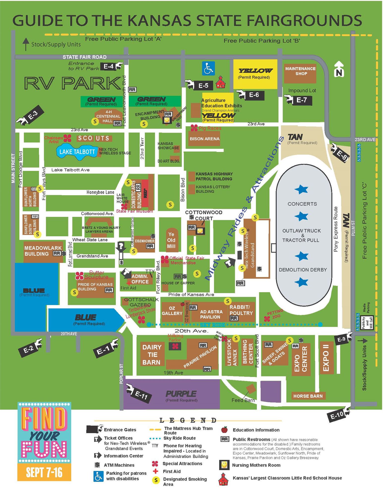 Kansas State Fair Parking Map My Maps