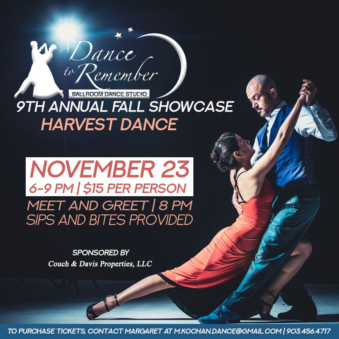A Dance To Remember 9th Annual Fall Showcase Harvest Dance