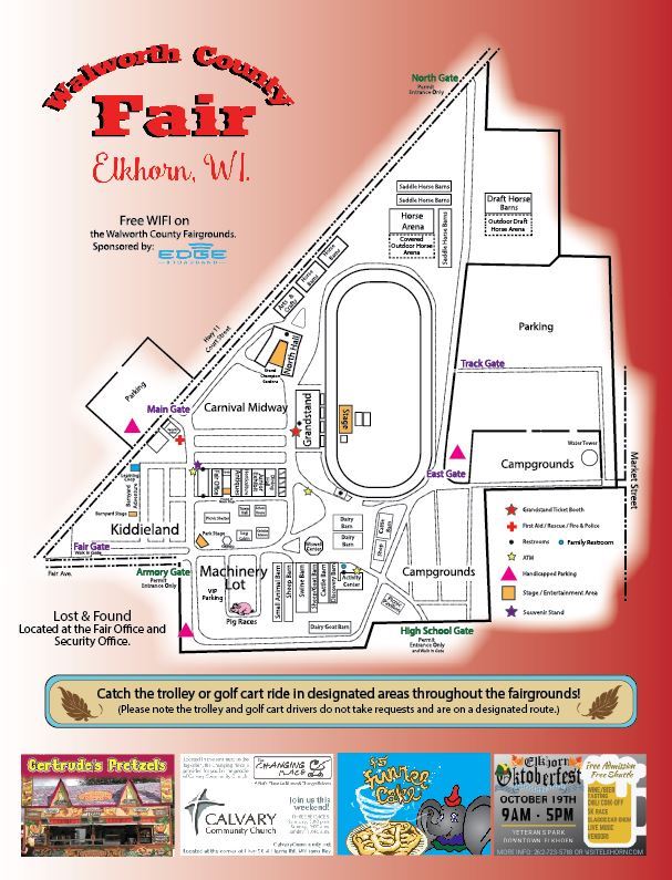 North County Fair Map Event Map