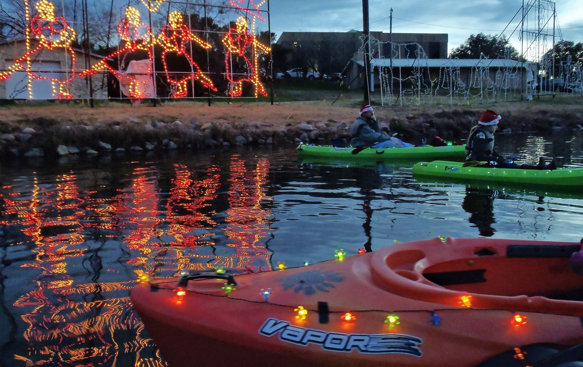 Kayak Through the Lights