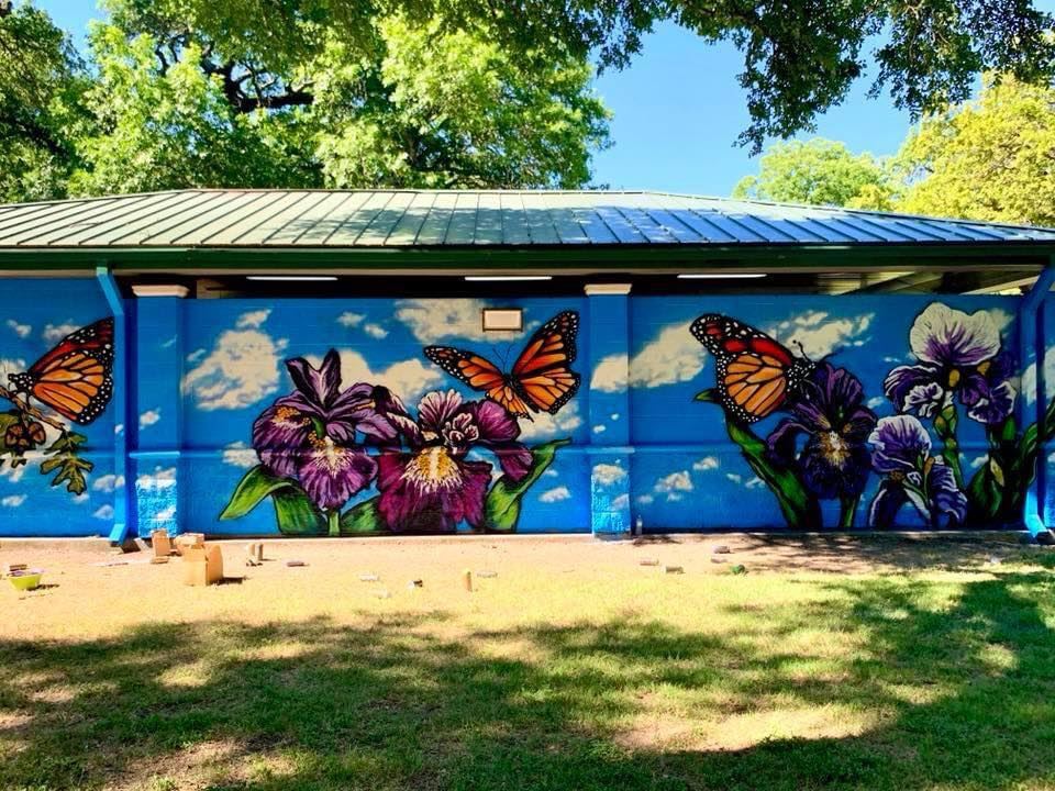 Calina Mishay Johnson Butterfly Mural
