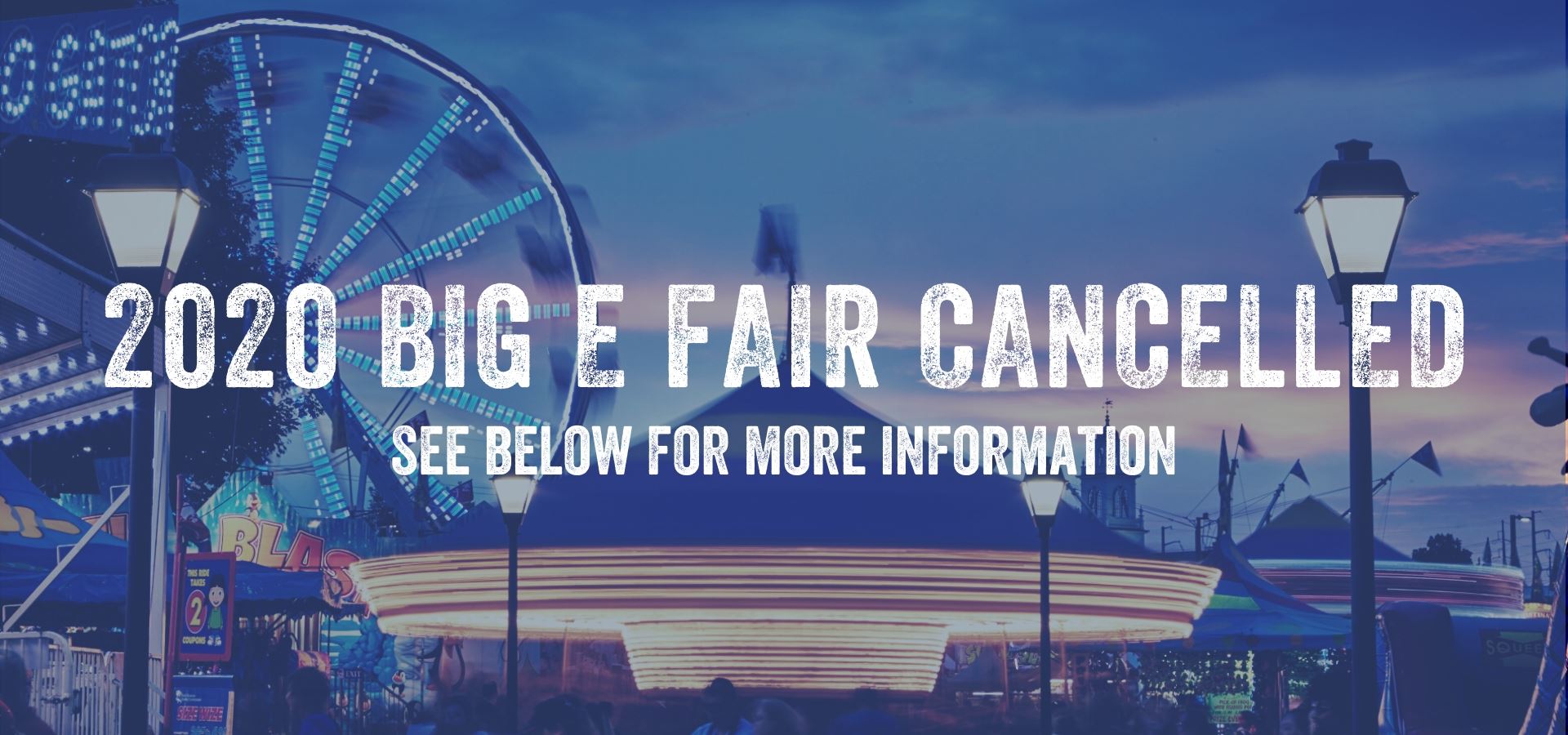 The Big E 2020 Fair Update