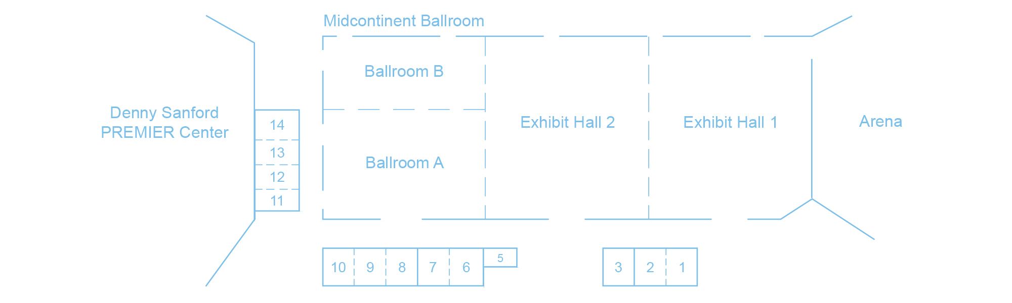 Sioux Falls Convention Center Floor Plans