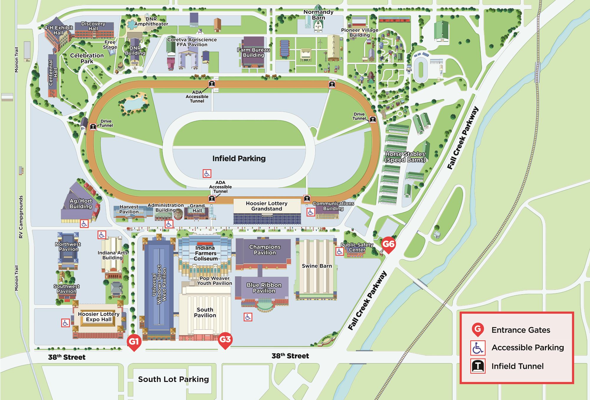 Directions & Parking Indiana State Fair