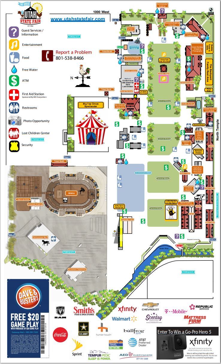 Utah State Fair Park Map