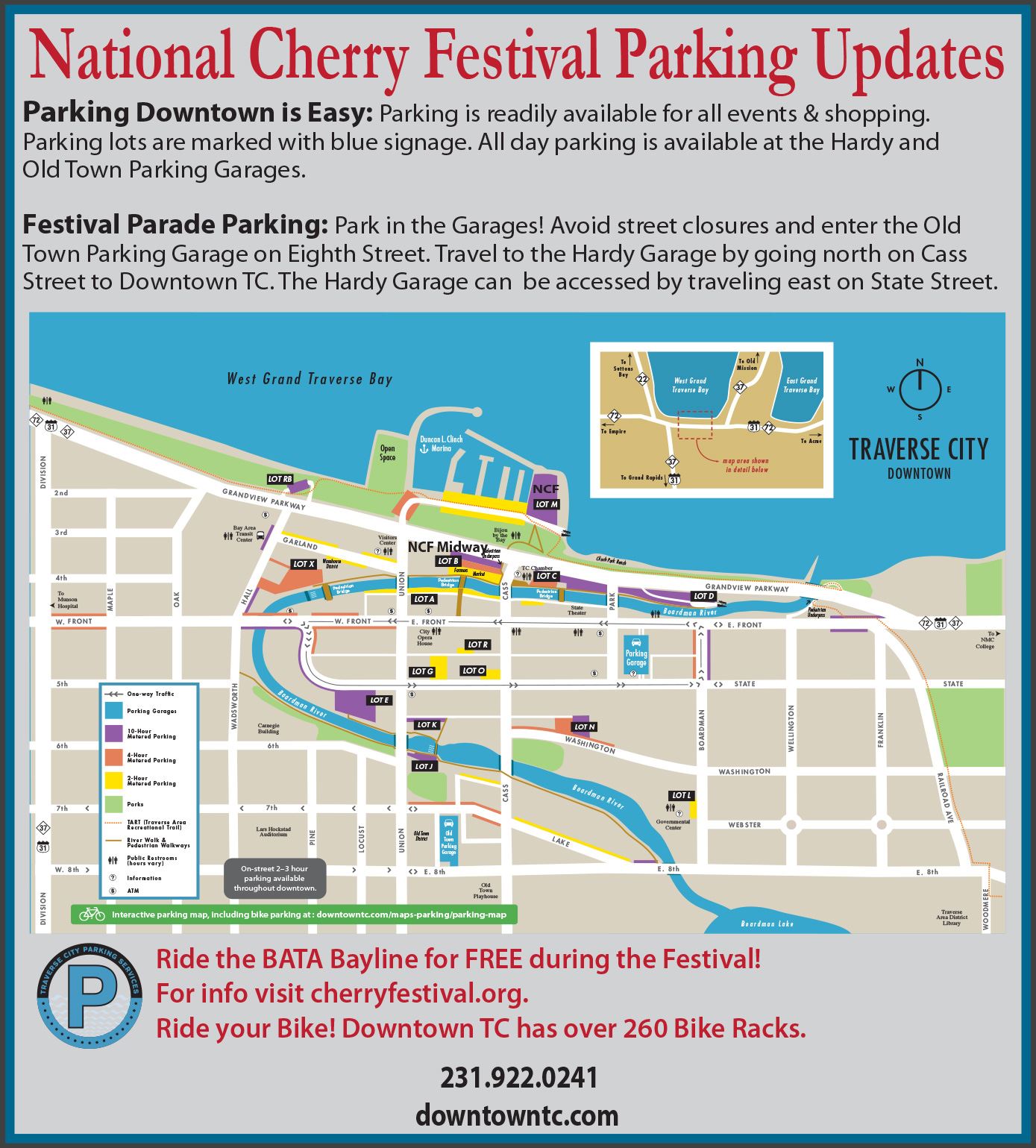 Traverse City Map Downtown