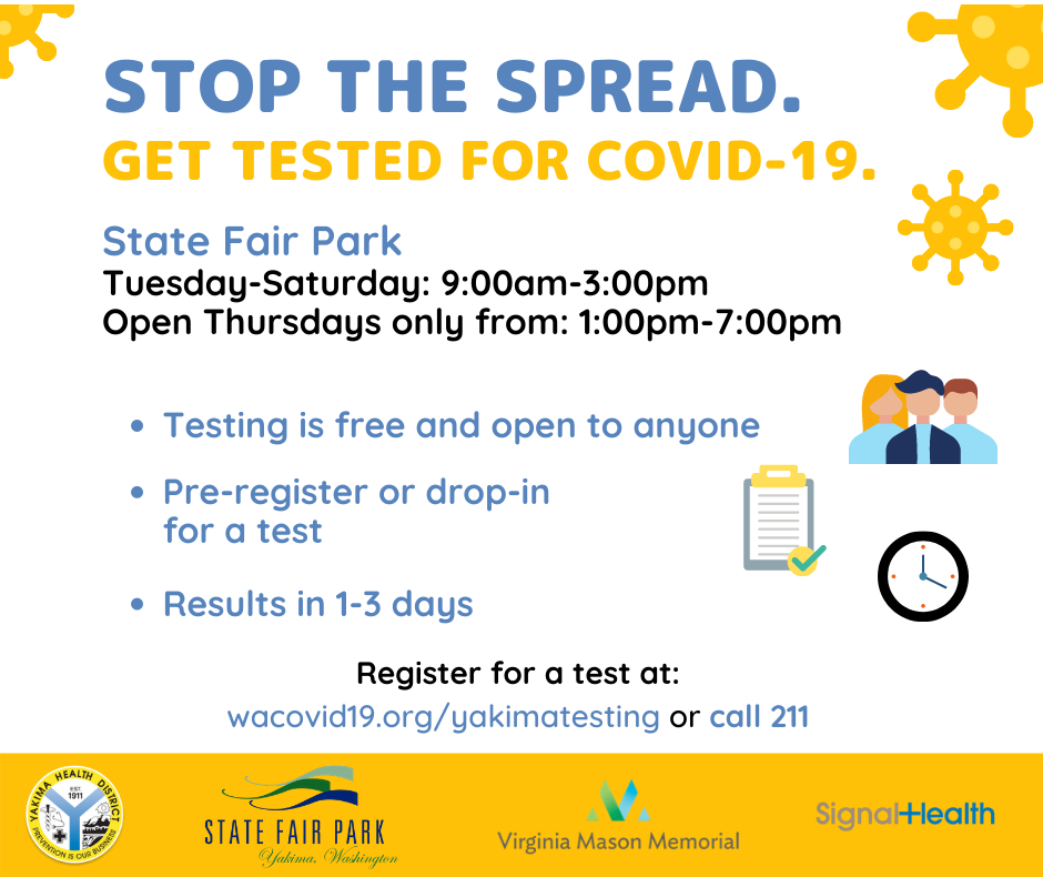 Yakima County Free Covid 19 Testing