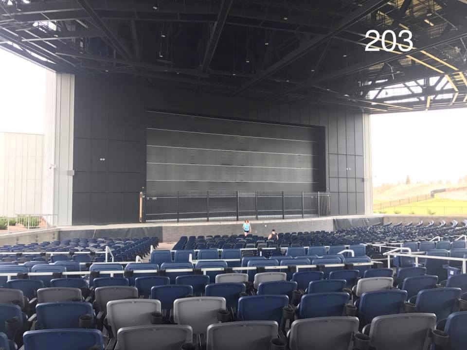 View from the sections