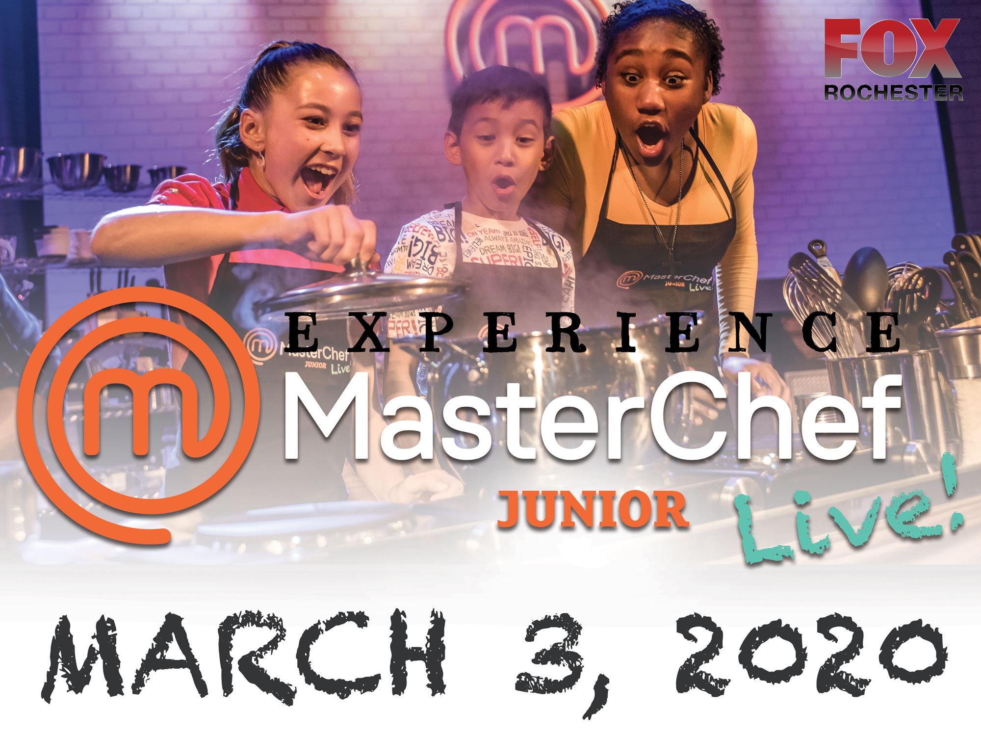 MasterChef Junior Live! is coming to your hometown. Due to popular