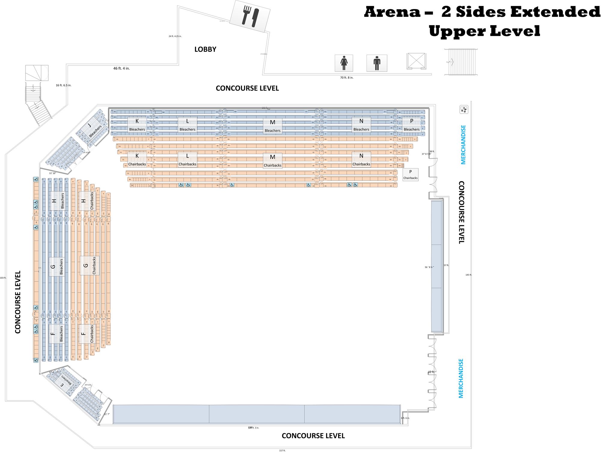 The Hangar Seating Chart