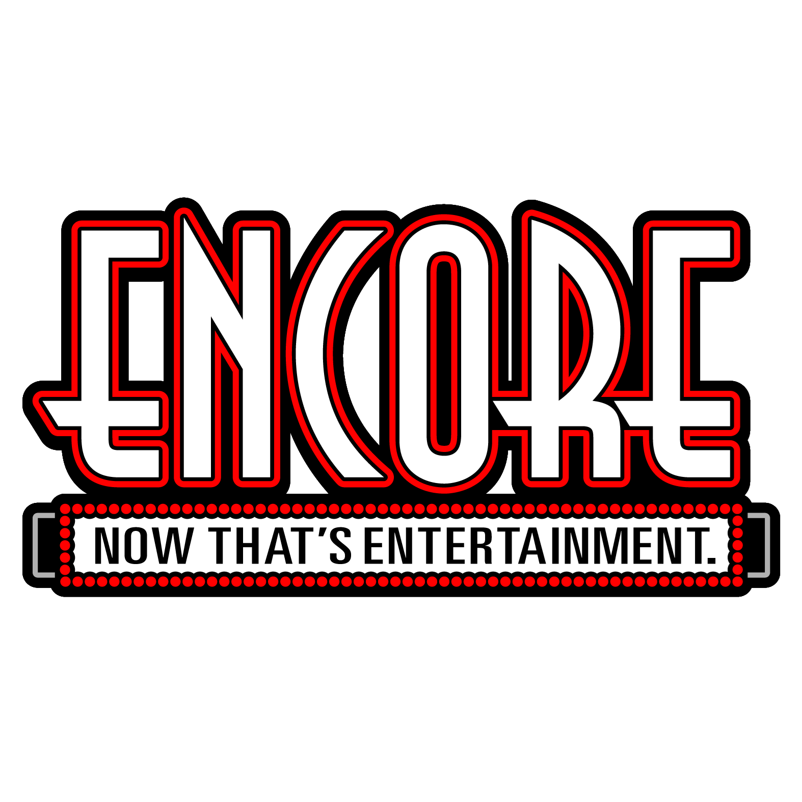 K now. Encore logo.