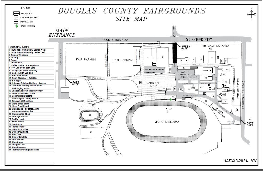 Douglas County Fairgrounds Map Map Of West