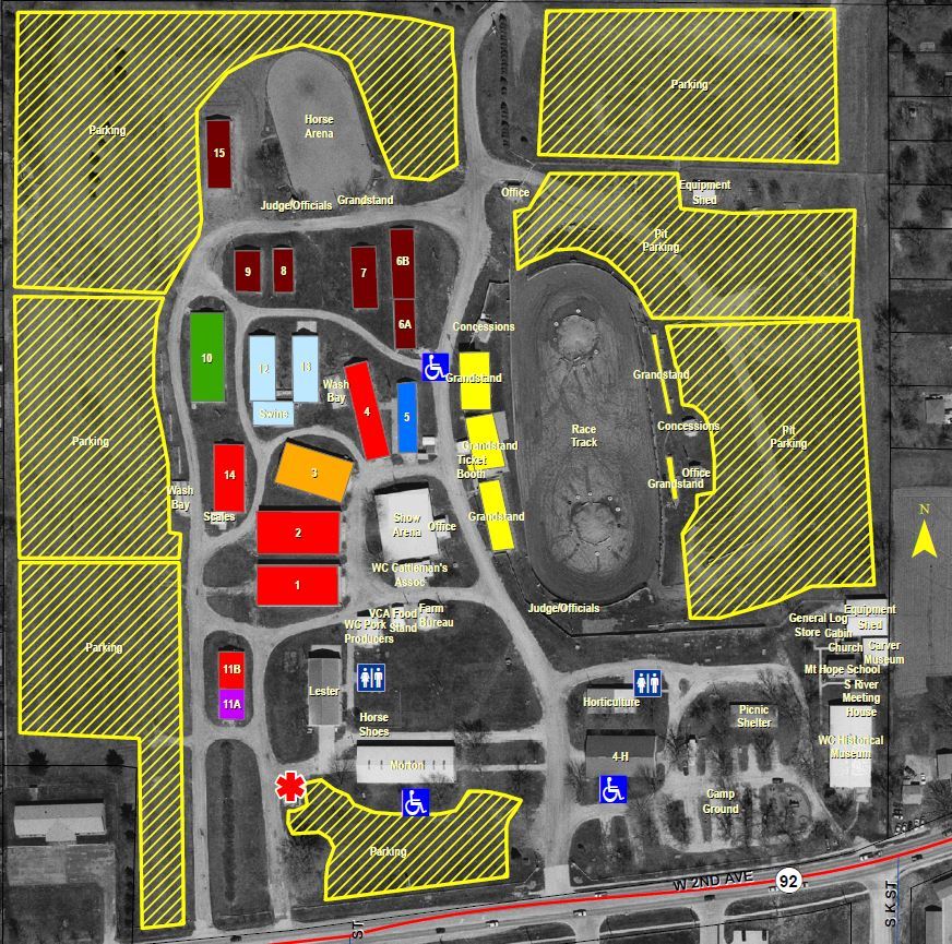 Iowa State Fairgrounds Full Map