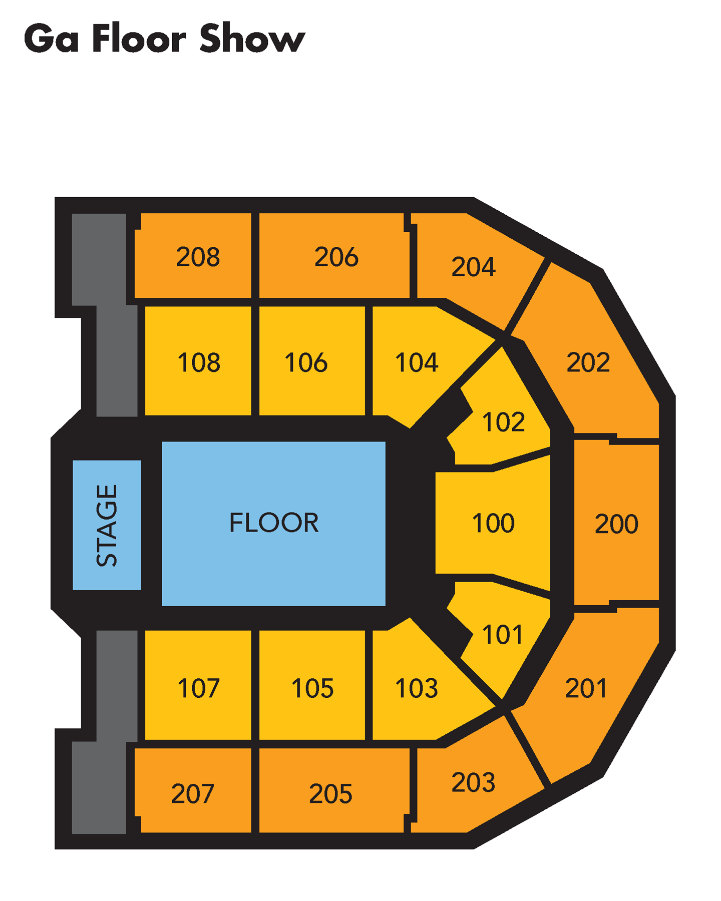 UMBC Event Center Seating Charts