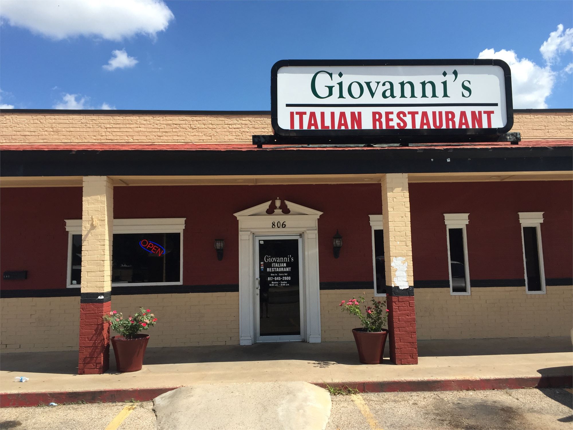 giovanni's italian kitchen and pizza bar