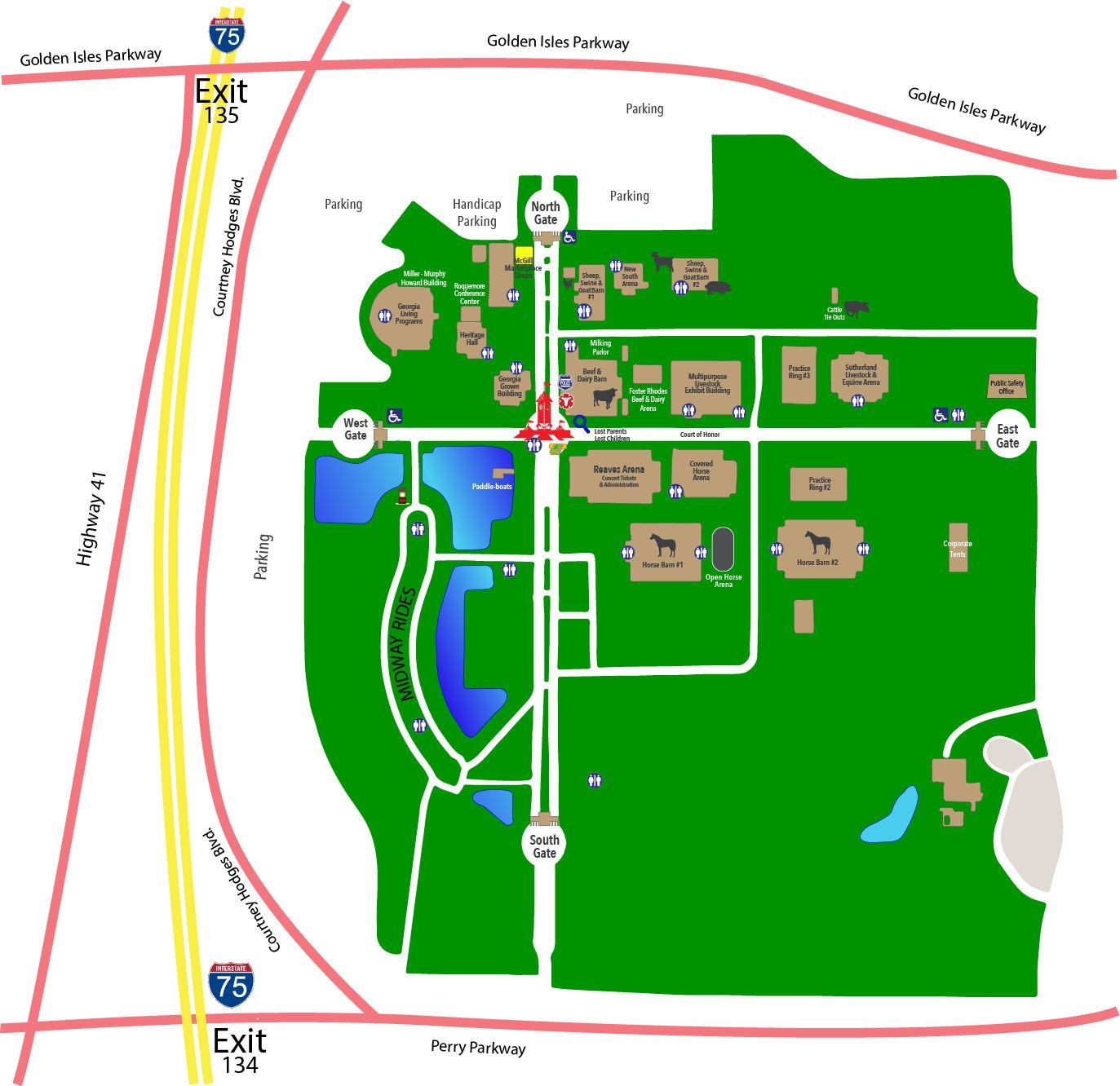 GNFA Map & Directions