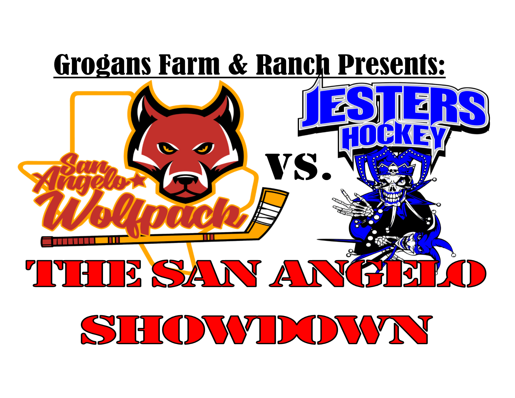 The San Angelo Showdown Hockey Game presented by Grogan's Farm & Ranch