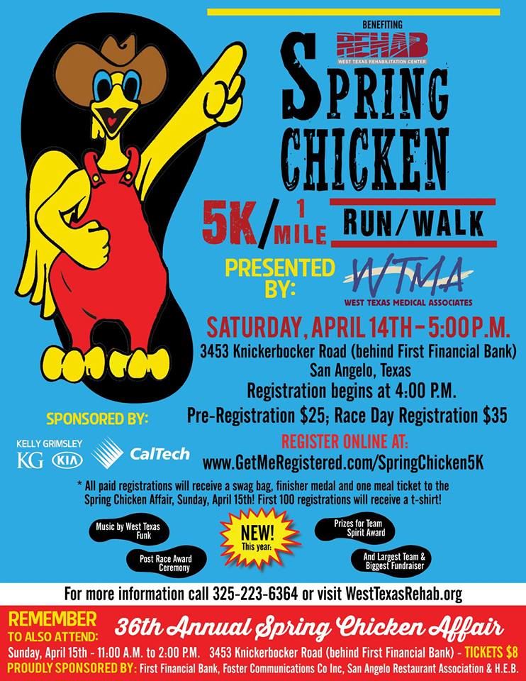 Spring Chicken 5K/1 Mile presented by WTMA