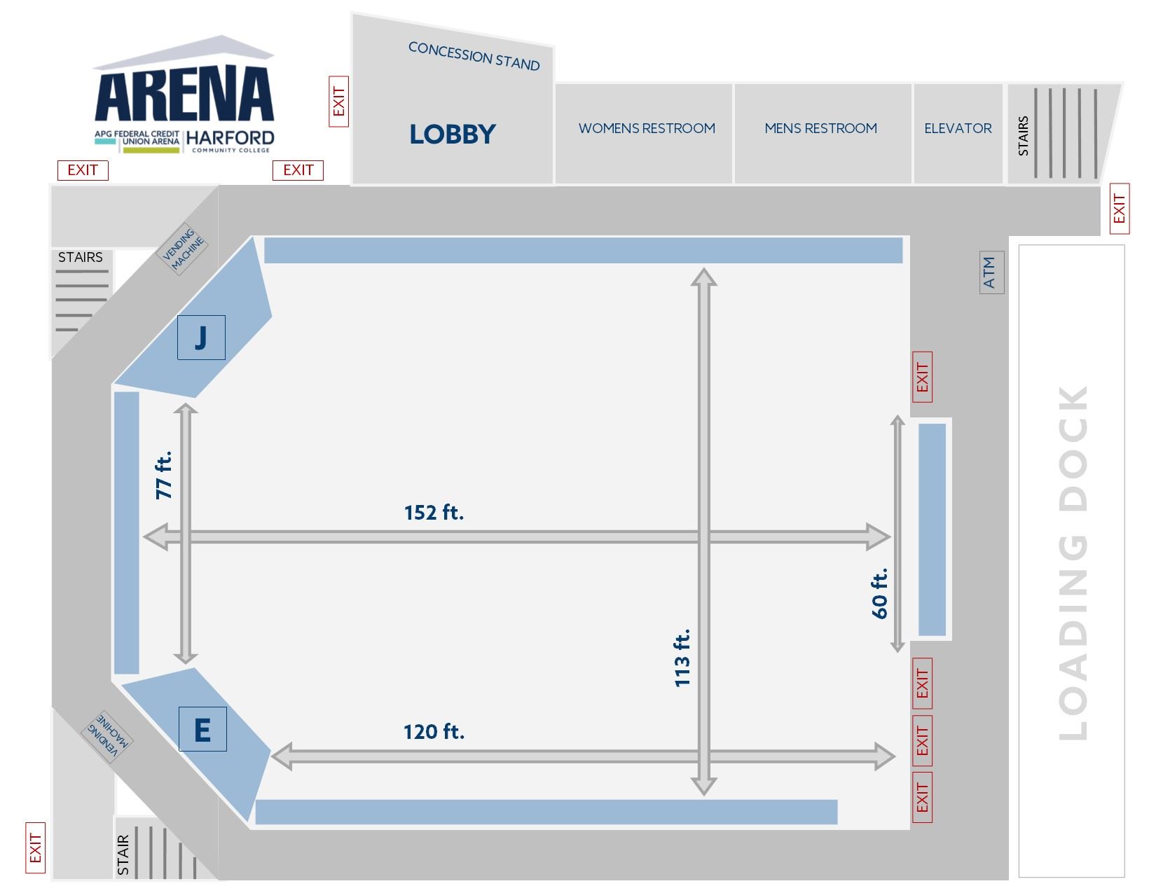 Seating Configurations APG Federal Credit Union Arena