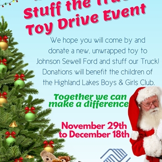 Stuff A Truck Toy Drive At Johnson Sewell Ford