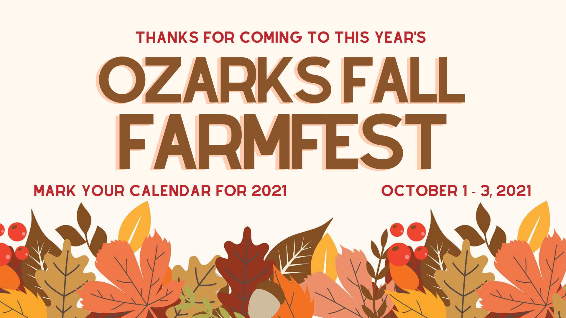 2021 Ozarks Fall FarmFest